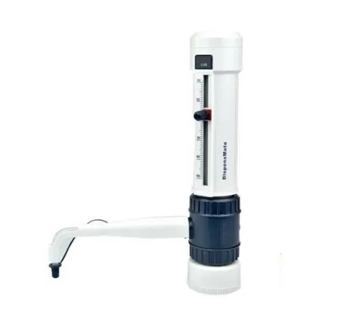 병 상단 디스펜서 DispensMate DLab StepMate Stepper 갈색 시약 병 없음 0.5-5ml / 1-10ml / 2.5-25ml ATT