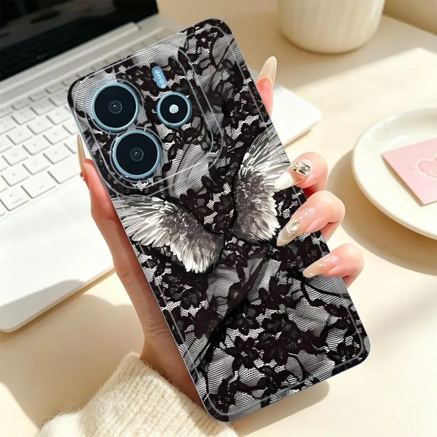 Soft Lace Polka Dot Phone Case Cover
