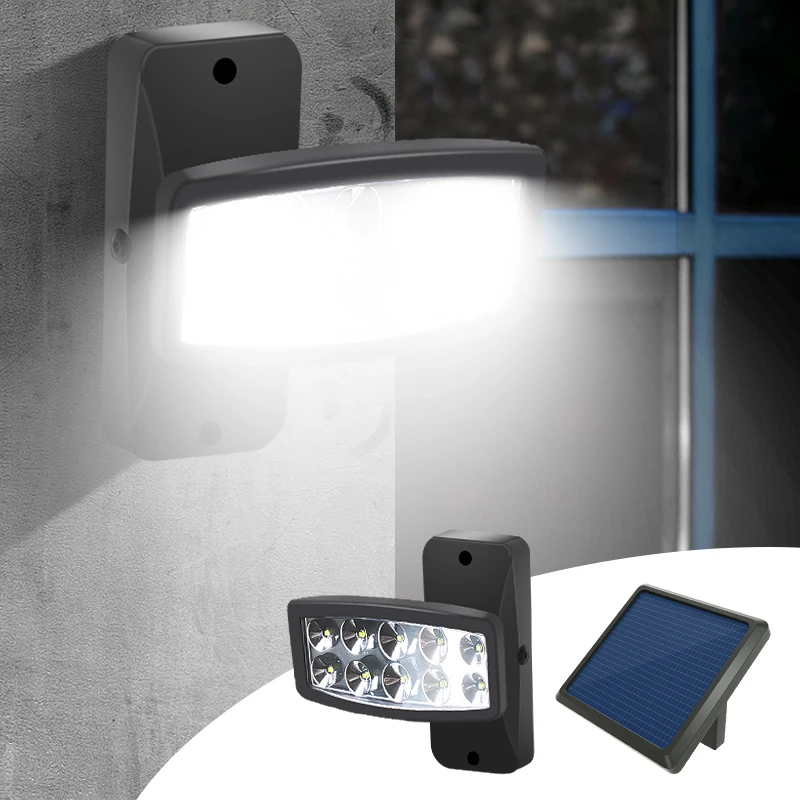 

Solar Spotlights LED Outdoor Waterproof Lighting Wall Lights With Motion Sensor Light Control Sensing For Garden Yard Garage