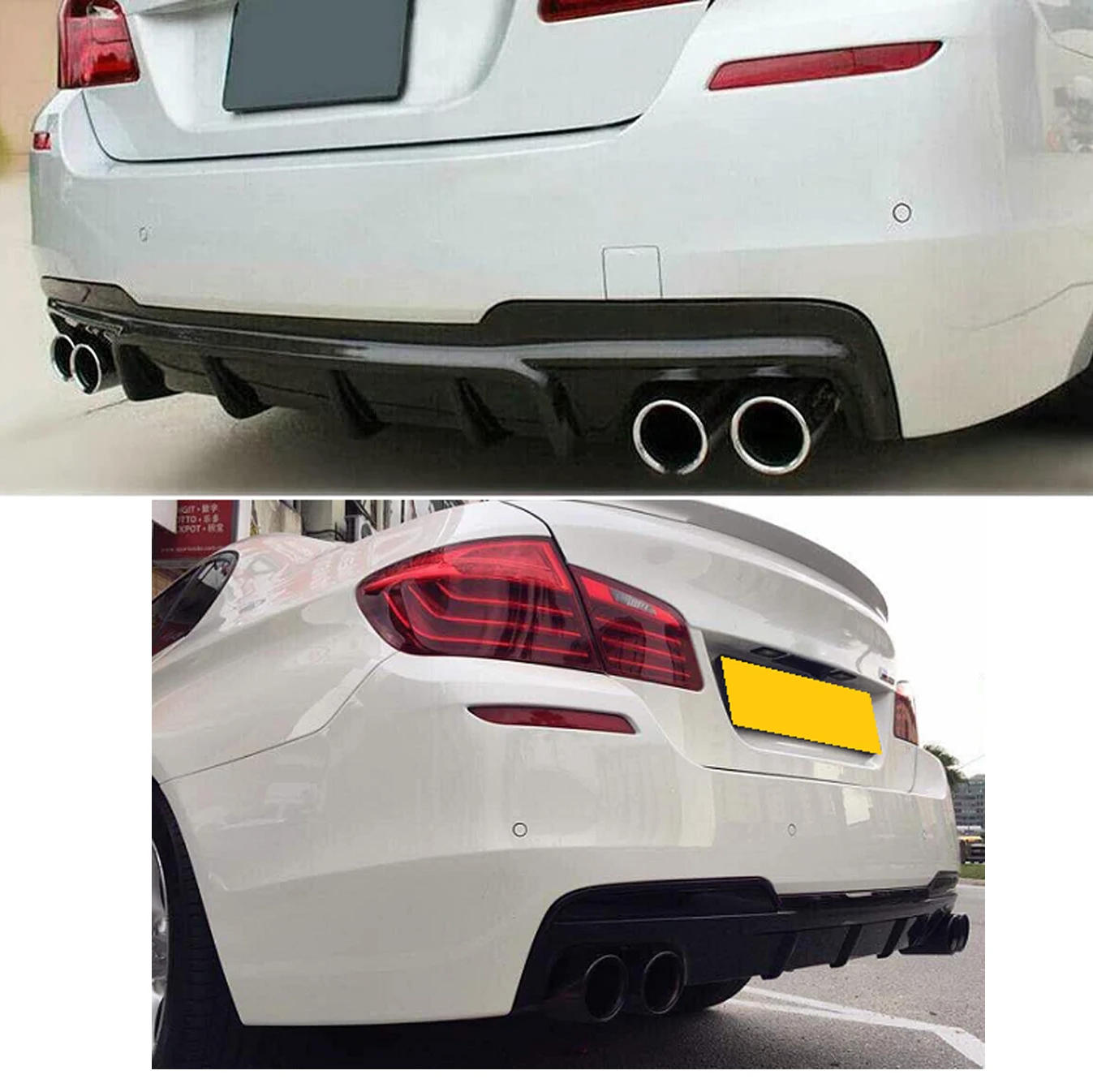 Bmw F10 528/523/530カーボンファイバー リアディフューザー Bmw F10 528/523/530カーボンファイバー リアディフューザー Amazon