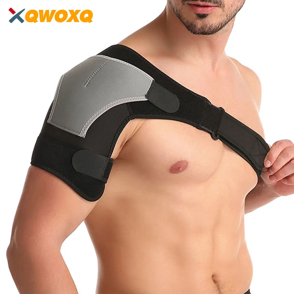 

Sports Shoulder Brace for Men and Women, Torn Rotator Cuff, Tendonitis, Dislocation, Neoprene Shoulder Compression Sleeve Wraps