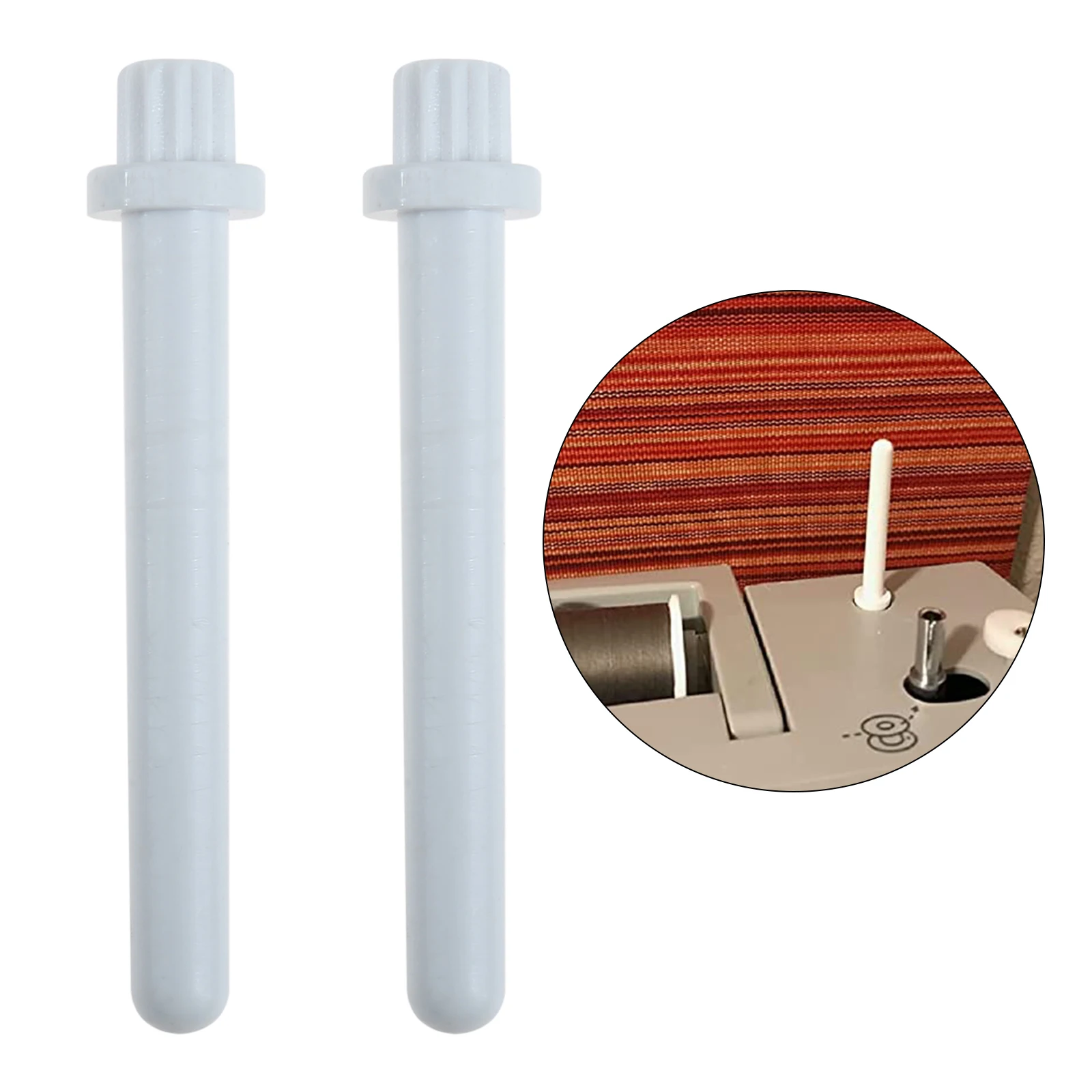 2 Pezzi Macchina Da Cucire Plastica Ausiliaria Bobina Pin R60033210 Per Singer 1120/Bernina 55 /Pfaff Smart 200C/Macchina Da Cucire Bianca 3100