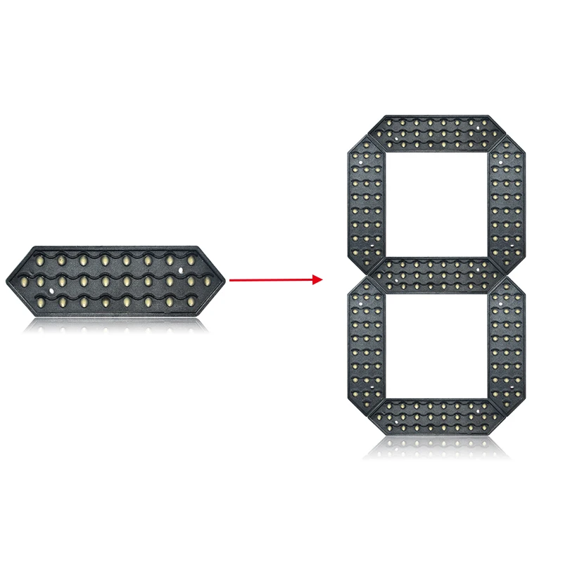 12 inch LED Number Display For Price/Time/Temperature/Score Sign Outdoor Waterproof Digital module