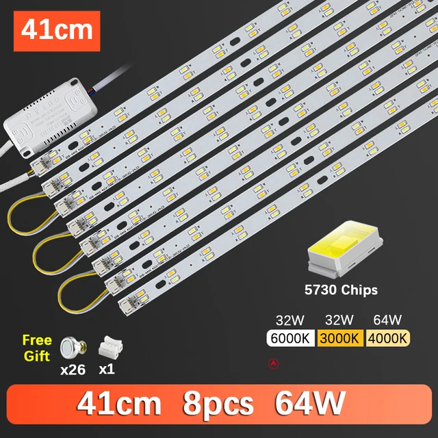 41cm 8pcs 64W