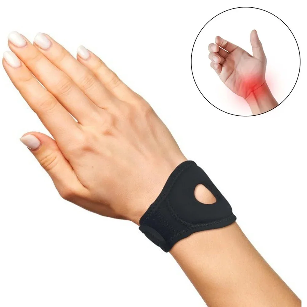 Wrist Brace Support 1PC For TFCC Tears Adjustable Wrist Wrap Soft Ring Pad