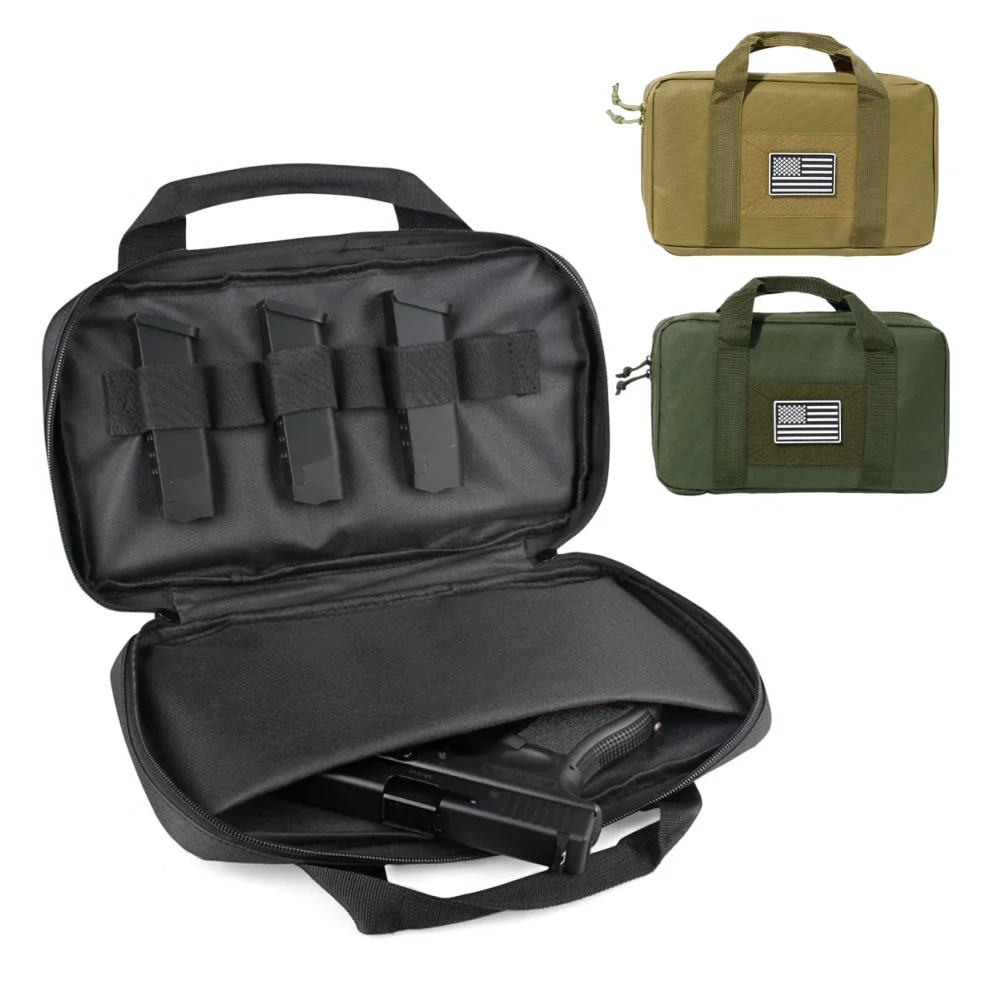 Outdoor Gun Carry Bag EDC Tool Pouch Hunting Accessories Magazine Pouch Holder Pistol Handgun Protection Case Holster