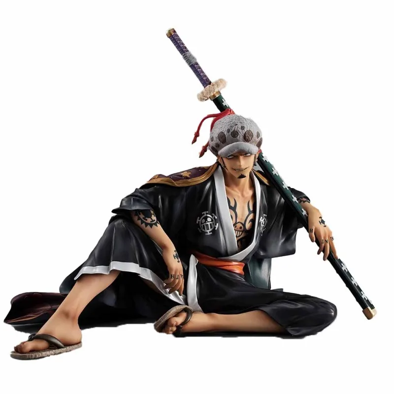 

Оригинальная модель MegaHouse натуральный P.O.P Warrior Alliance TRAFALGAR.LAW ONE PIECE 17 см, аутентичная модель, анимационная игрушка-персонаж