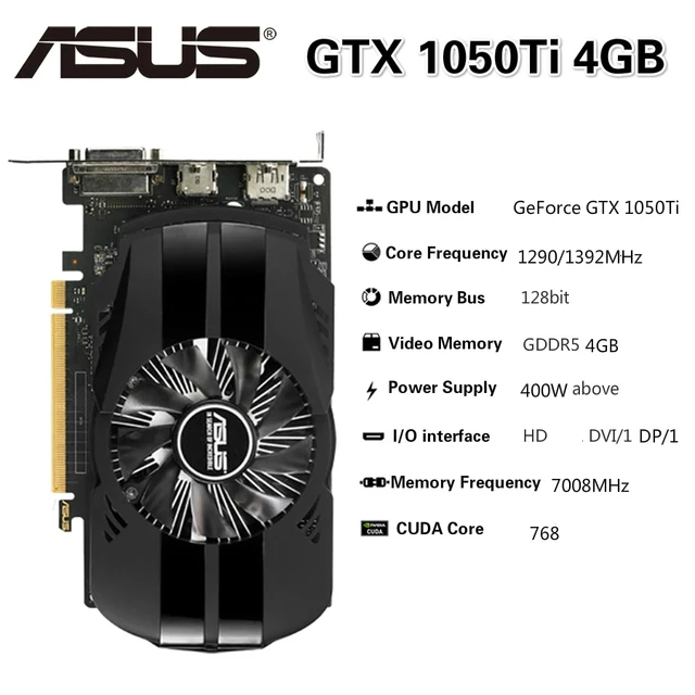 display card for pc ASUS Graphic Card GTX 1060 960 750 ti 1070 1660 1650 1050 2-3-5-6GB Video Cards GPU SALE RTX good pc graphics card Graphics Cards