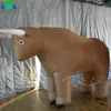 Spain Style Movable Adult Black Inflatable Bull Costume Large Inflatable Cow Cartoon Costume For Bullfighting Game 2