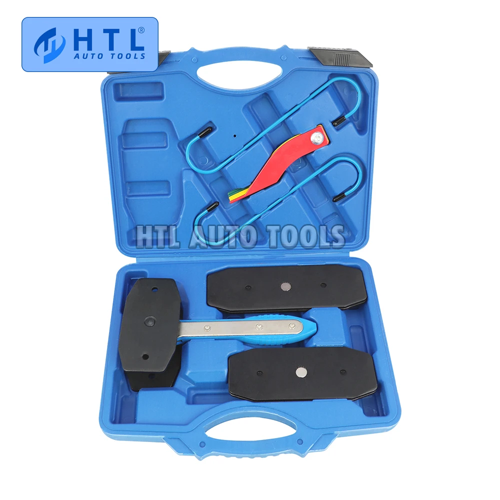 

8Pcs Car Ratchet Brake Caliper Press Tool and Hanger Hooks with Brake Lining Thickness Gauge Set