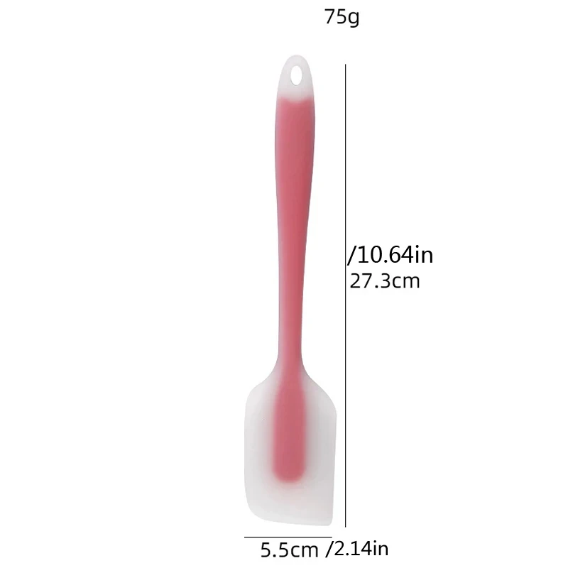 Translucent Silicone Cake Scraper Non-Stick Cake Cream Spatula Kitchen Cooking Pastry Scraper Mold Brush Tool Baking Accessorie