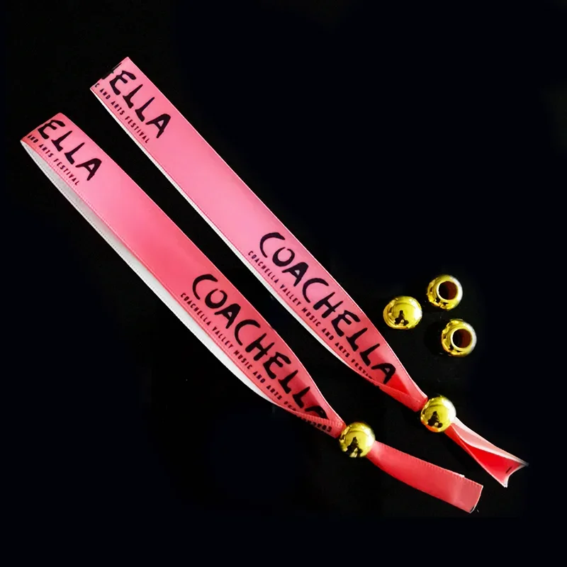 Cloth wristbands 50/100 Pieces personalise Fabric Reusable Polyester Vip