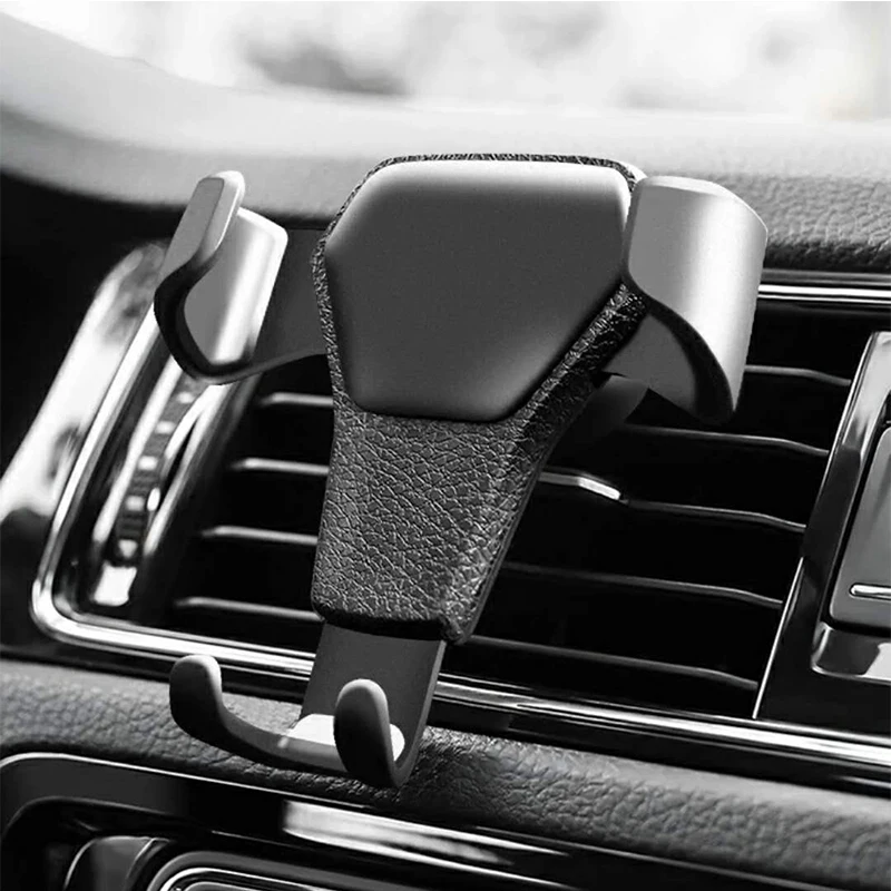 

Universal Car Bracket Mounts & Holder Gravity Auto Phone Holder Car Air Vent Clip Mobile Phone Support For iPhone Samsung