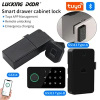 Tuya Smart Fingerprint No Punch Cam Lock Cabinet Lock Door Drawer Filing Cabinet Post Mail Box Furniture Locker Cupboard Locks - Image 3
