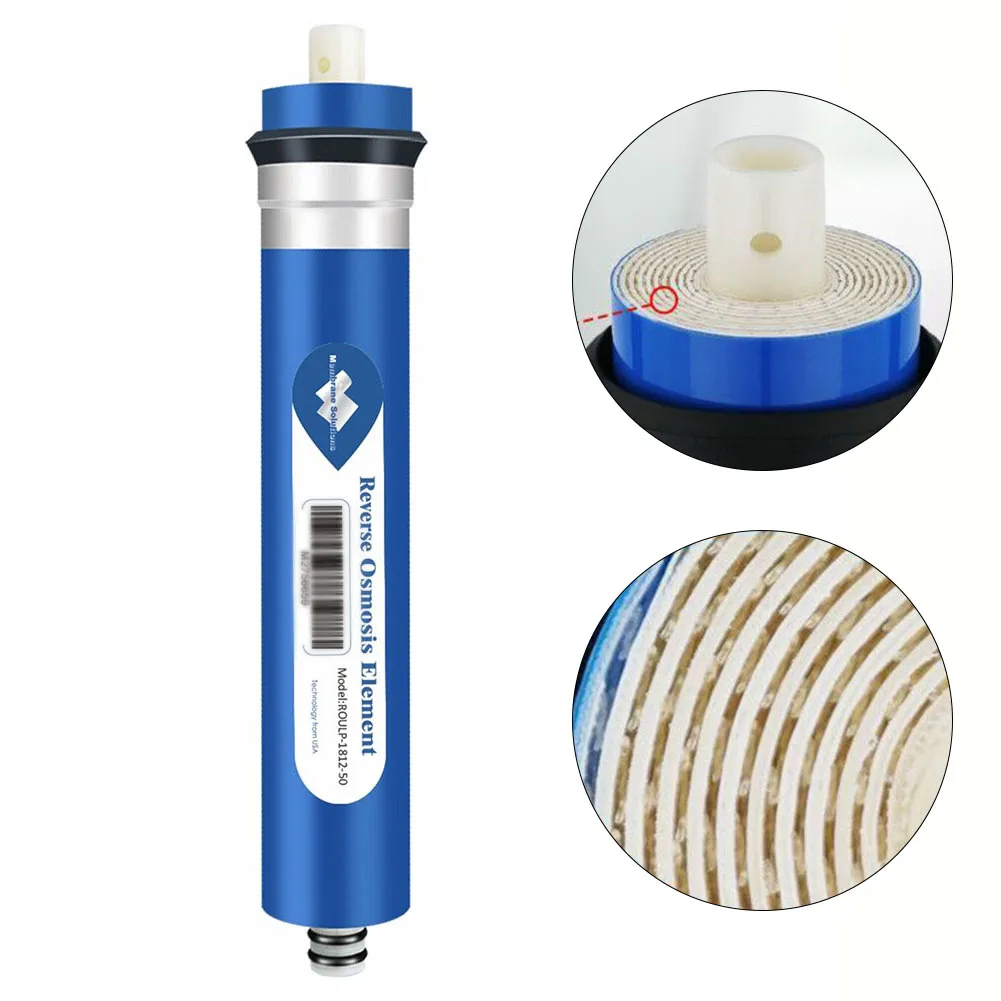 

50GPD Home Kitchen Reverse Osmosis RO Membrane Replacement Water System Filter Purifier Water Drinking Treatment