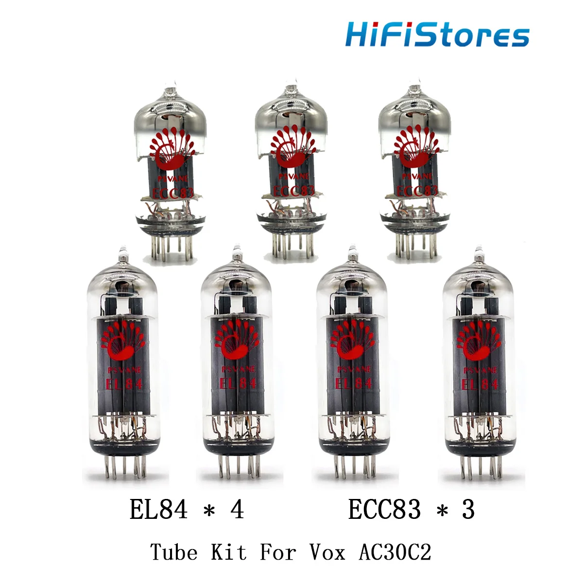 Replacement Valve Guitar Tube Kit For Vox Ac30c2 Amplifiers 3pcs Ecc83