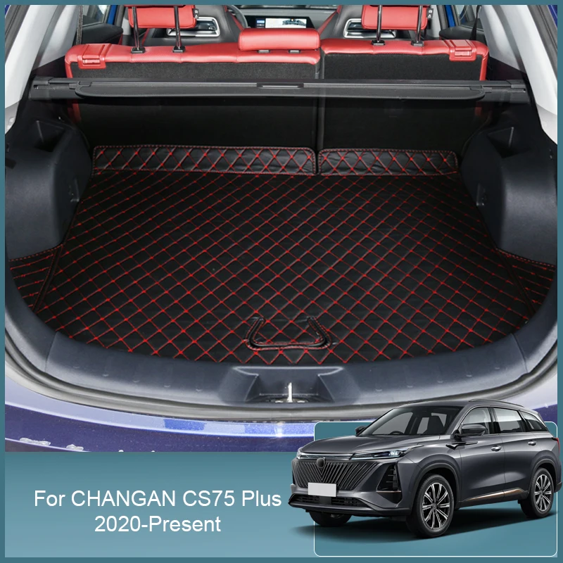 

1pc Car Trunk Mat For CHANGAN CS75 PLUS 2020-2025 сетка в багажник авто коврики для автомобиля Cargo Liner Accessories Para Auto