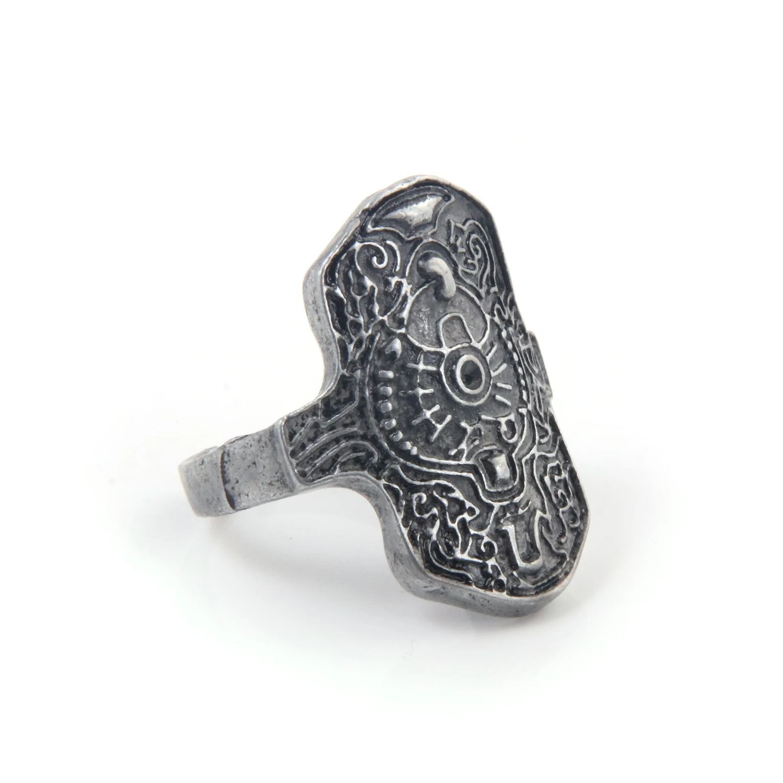 Game Souls Ring Men Women Adjustable Rings Dark Gemstone Rings Chloranthy Badge Metal Ring Fans Cosplay Jewelry Accessories 5