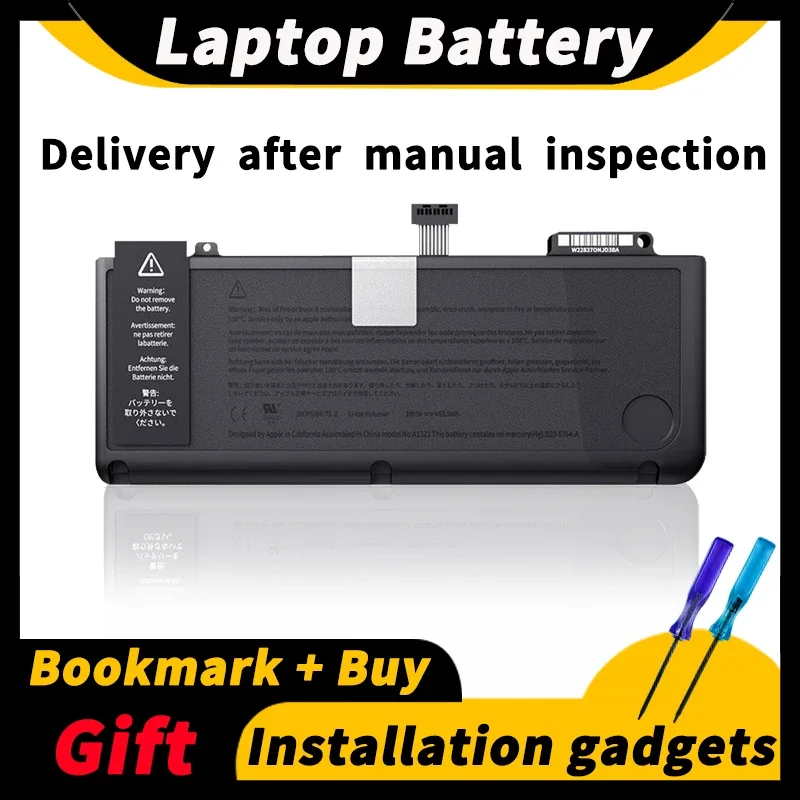 Per Apple Macbook Pro 15 Pollici A1286 2010 A1321 10.95V 77.5Wh/7000Mah Batteria Del Computer Portatile