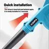 Koopa Tool 2-in-1 handheld mini blower, 24000 RPM portable electric leaf blower for lawn care 5