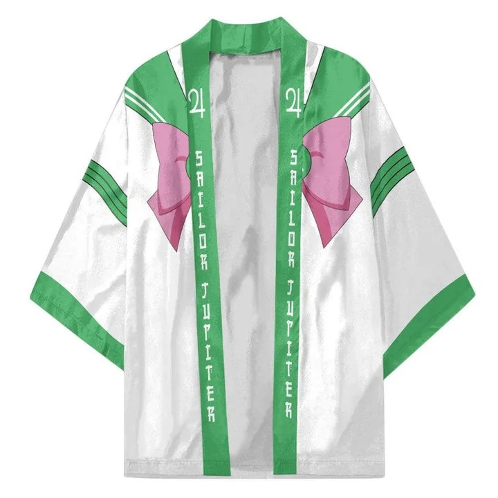 Sailor Jupiter Kimono Cardigans Sailor Moon Jacket japanese kimono cardigan