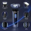 SEJOY Men's Electric Razor USB Rechargeable Shaver Triple Blade Trimmer Beard Floating Head Waterproof Hair Shaving Machine 4
