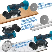 Meuleuse d'angle électrique sans fil Makita 19500 tr/min, outil de découpe pour carrelage, bois, plastique, outil de 3 pouces 3