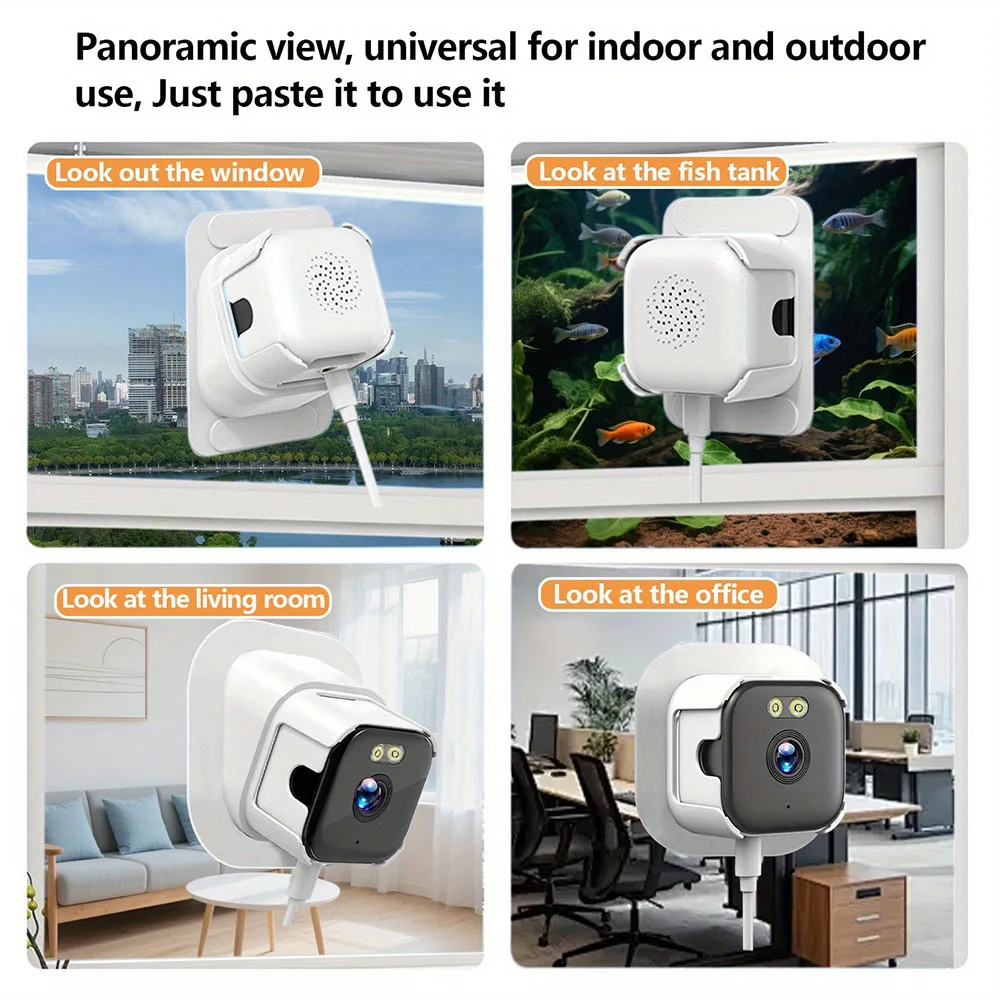 5MP WIFI Window Camera Indoor 2.4/5GHz Full Color Night Vision Motion Detection Home Security Baby Monitor Cameras 3