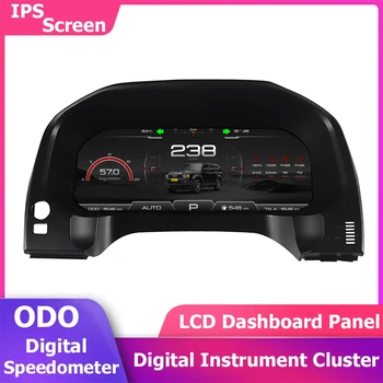 12.3''Digital Virtual Cockpit Instrument Gauge Cluster For Toyota  Land Cruiser Prado 150 2009-2017 LCD Dashboard Speedometer 1
