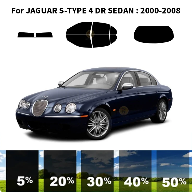 

Нанокерамическая Автомобильная УФ-пленка Precut для окон, автомобильная пленка для окон JAGUAR S-TYPE 4 DR SEDAN 2000-2008