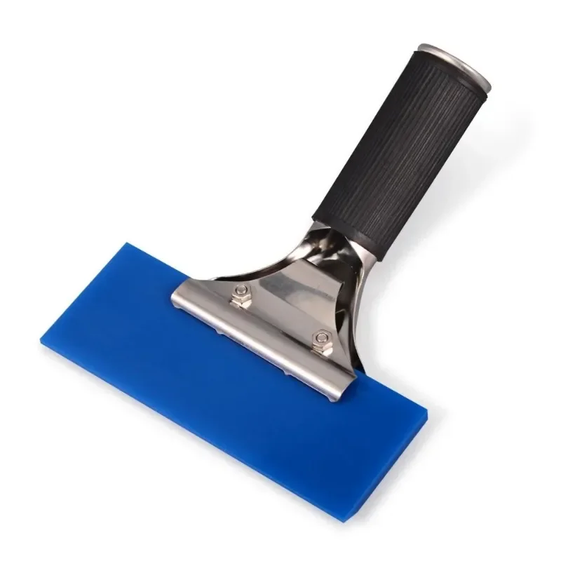BlueMax Rubber Scraper Blades Shovel Handle Window Tint Glass Wash Cleaning Tool Carbon Film Wrapping Car Squeegee 1pc window cleaning tool