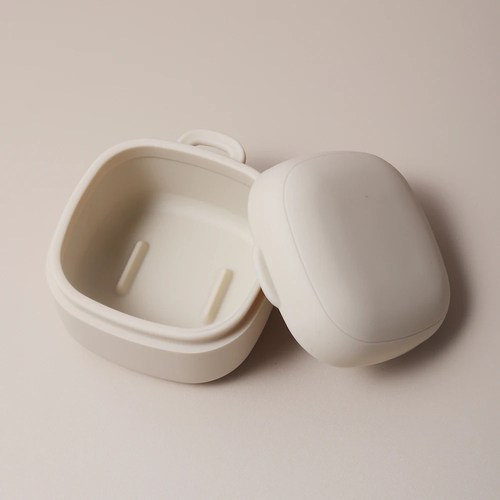 Baby Pacifier Case food storage box Silicone Nipple Cover for infant pacifier holder plastic pacifier box