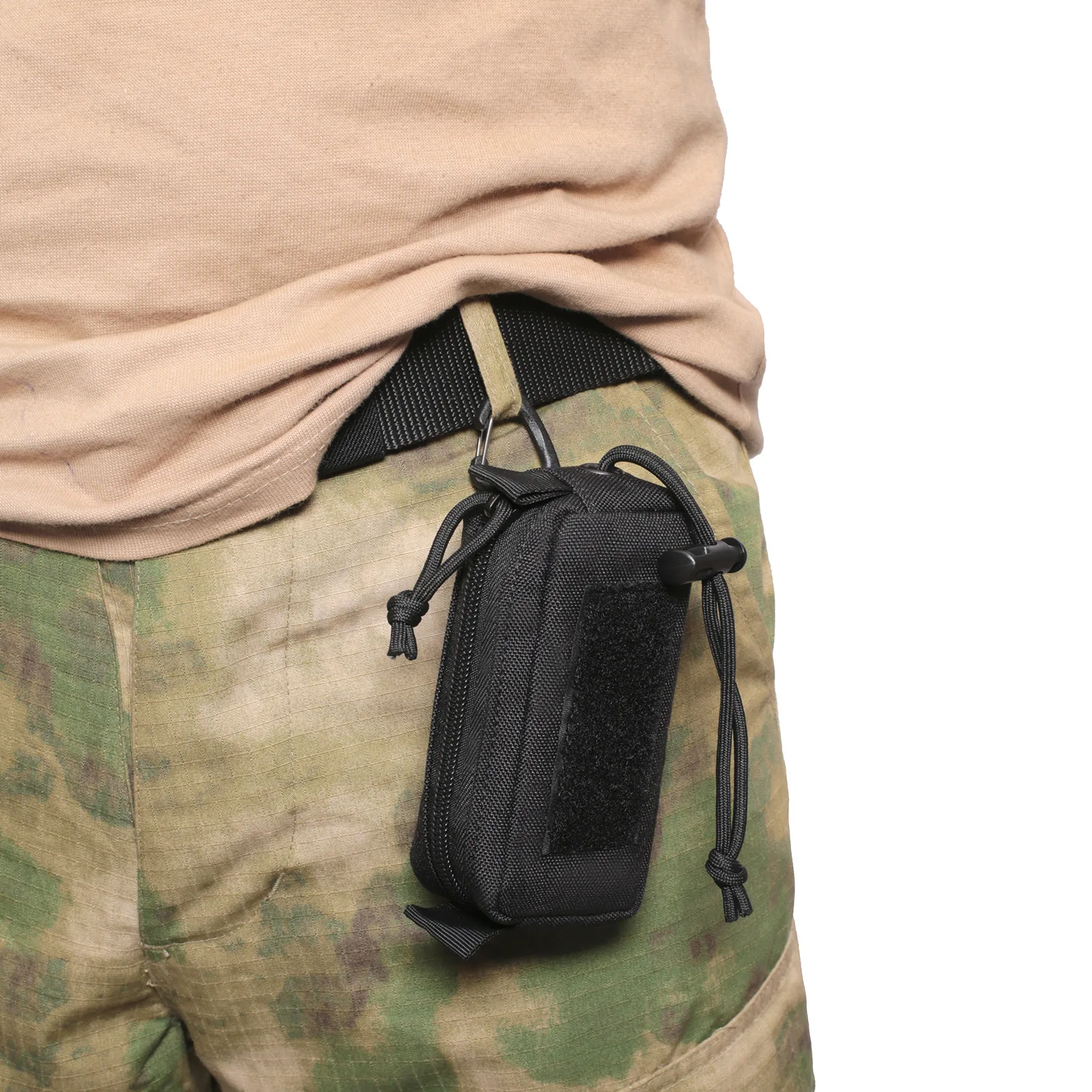 Outdoor Tactical Molle Military Running Pouch Earphone Bag Portable Key Coin Purse Mini Pocket Camping Hunting Wallet Edc Bag