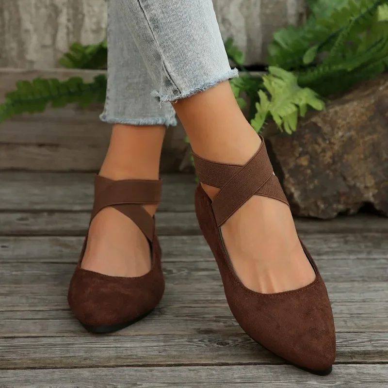 รูปสินค้า รองเท้าแฟชั่นผู้หญิง น้ำหนักเบา ใส่สบาย Elegant ขนาด 36-43