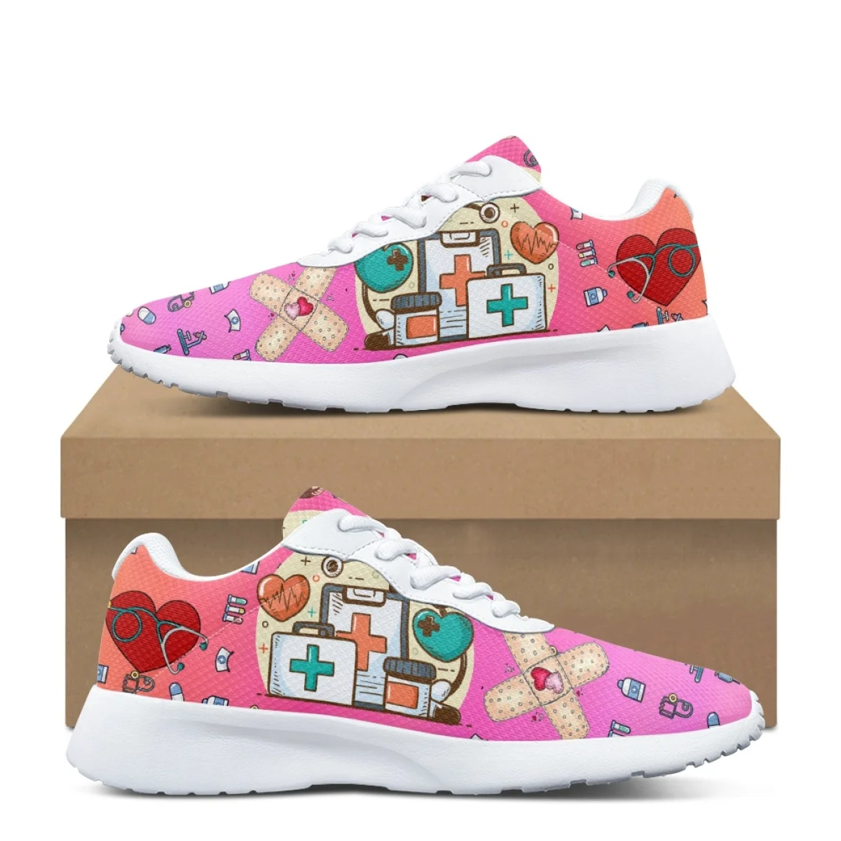 

Кроссовки градиентные женские, прочная обувь для бега и тренировок, для путешествий, без усталости ног, подарок на праздник