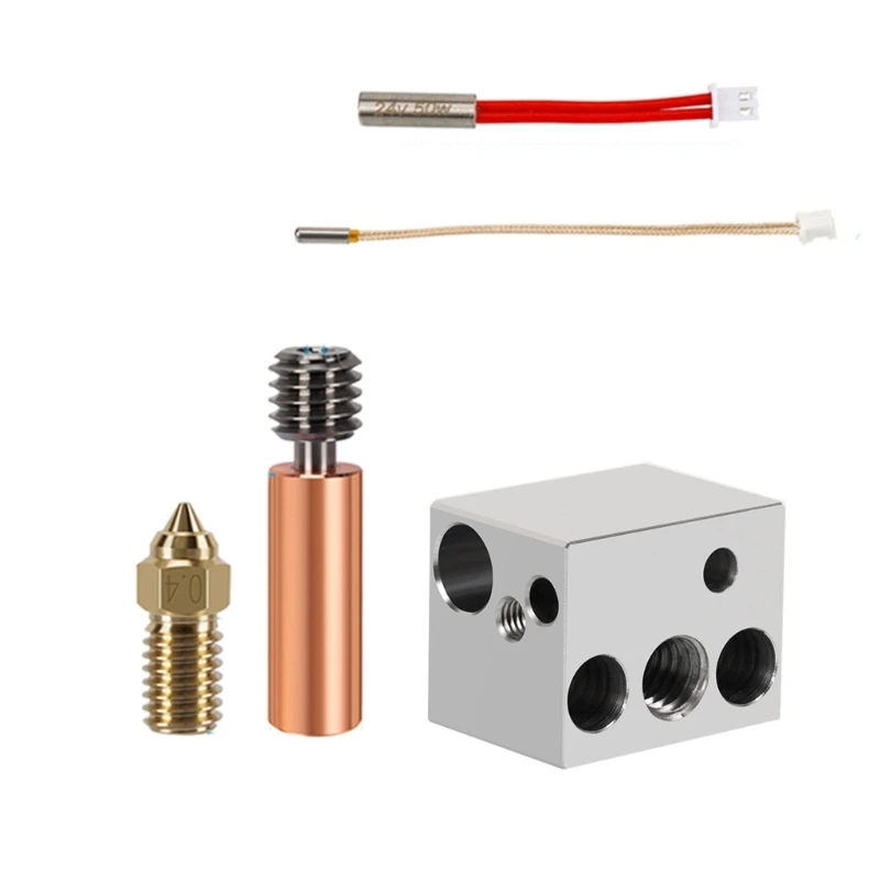 

Hotend Kit for Neptune 4 3D Printer with Smooth Pipe, Metal Heater Block, and Durable Brass Nozzle Thermistor Efficient