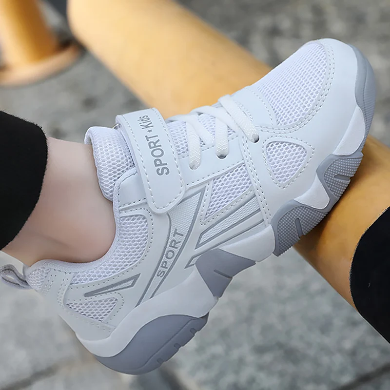 White Sport Kids Sneakers Boys Casual Shoes For Children Sneakers