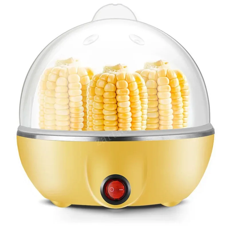 Electric Egg Cooker Double Multifunction Layers Egg Boiler Corn Milk Rapid Breakfast Cooking Egg Steamer Appliances Kitchen