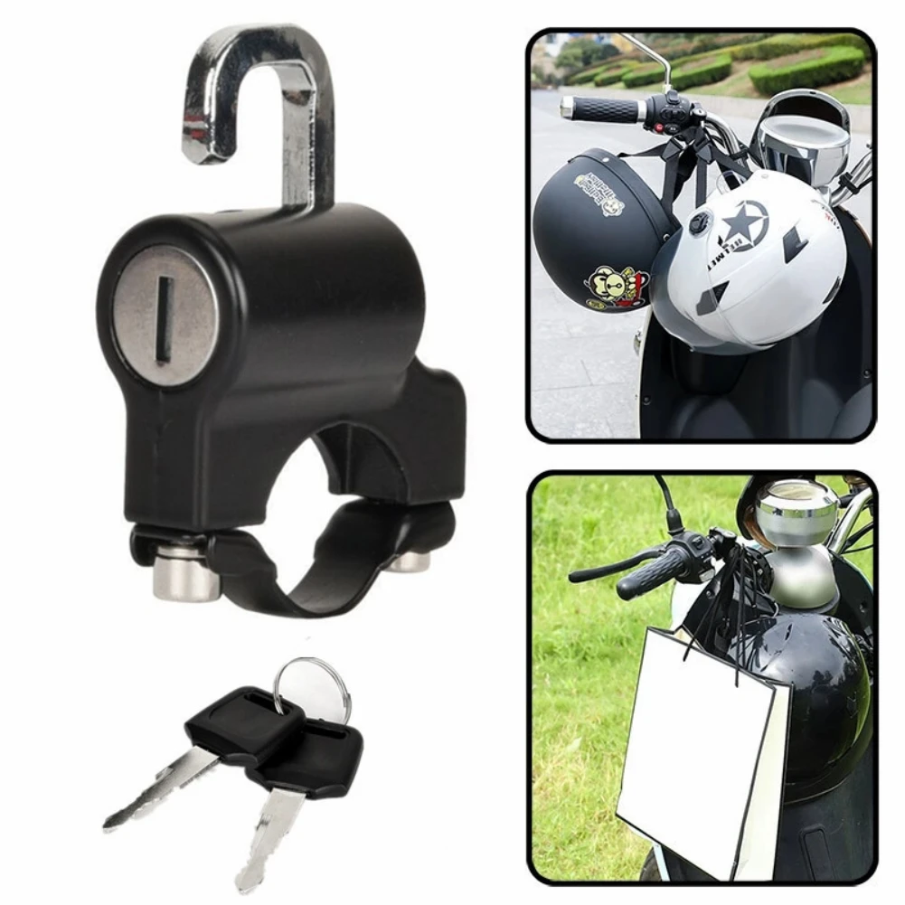 Metal Motorcycle Helmet Lock Universal Bicycles Antitheft Fixed Lock