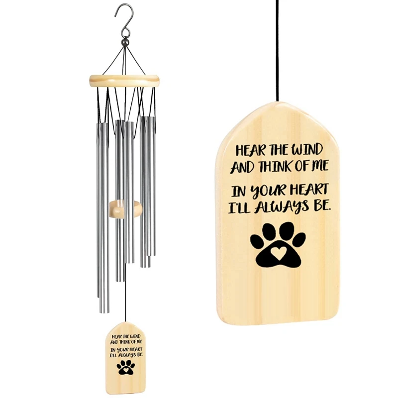 Personalized Pet Wind Chimes, Custom Pet Loss Wind Chime Pet Memorial Gift Bereavement Gift Sympathy Gift 2