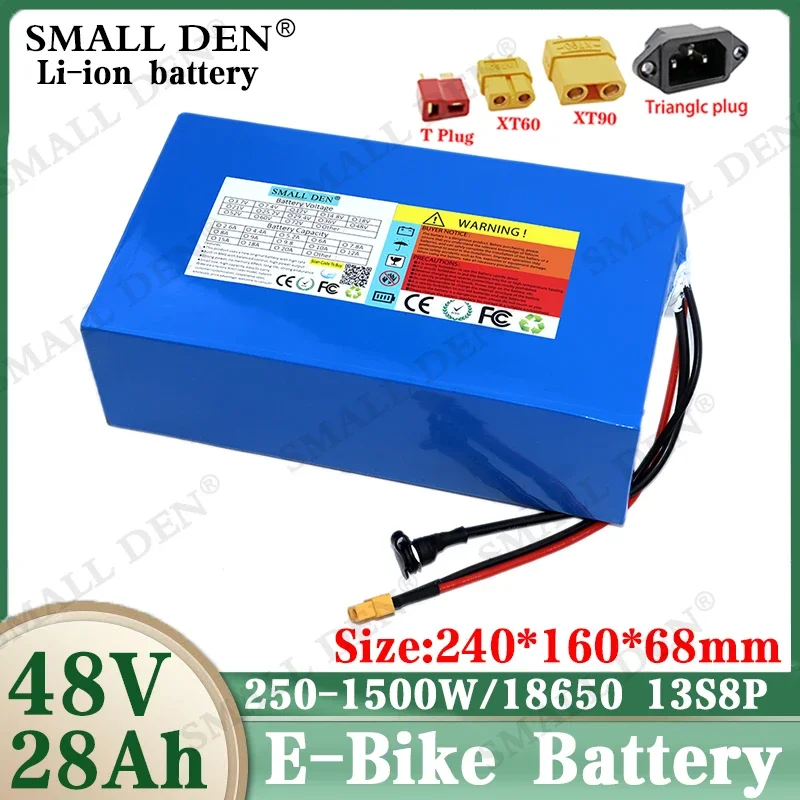 

Аккумулятор литиевый 48 в 28 Ач, 1500 Вт, 30 А, BMS XT60