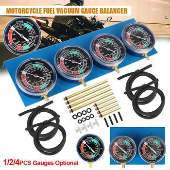 Carburateur de moto à intervalles 2/4, kit de diagnostic Carb Syns.info, testeur de ville, ensemble de jauges de test d’équilibreur, outils de diagnostic Hurbike