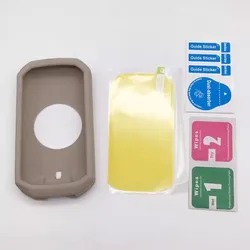 Premium Silicone Case and Screen Protector (Full Cover LightGrey)