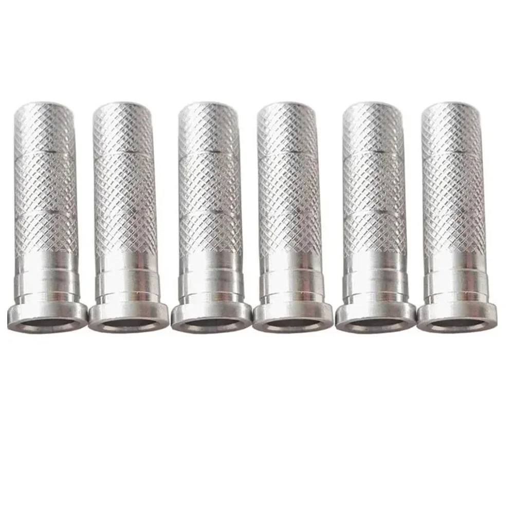 DarkForest Lot de 12 inserts en aluminium pour flèches ID 6,2 mm