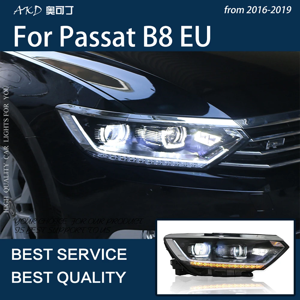 

Car Lights For Passat B8 EU Version 2016-2019 Magotan Upgrade LED Auto Headlight Assembly LHD RHD Highlight Tools Accessories