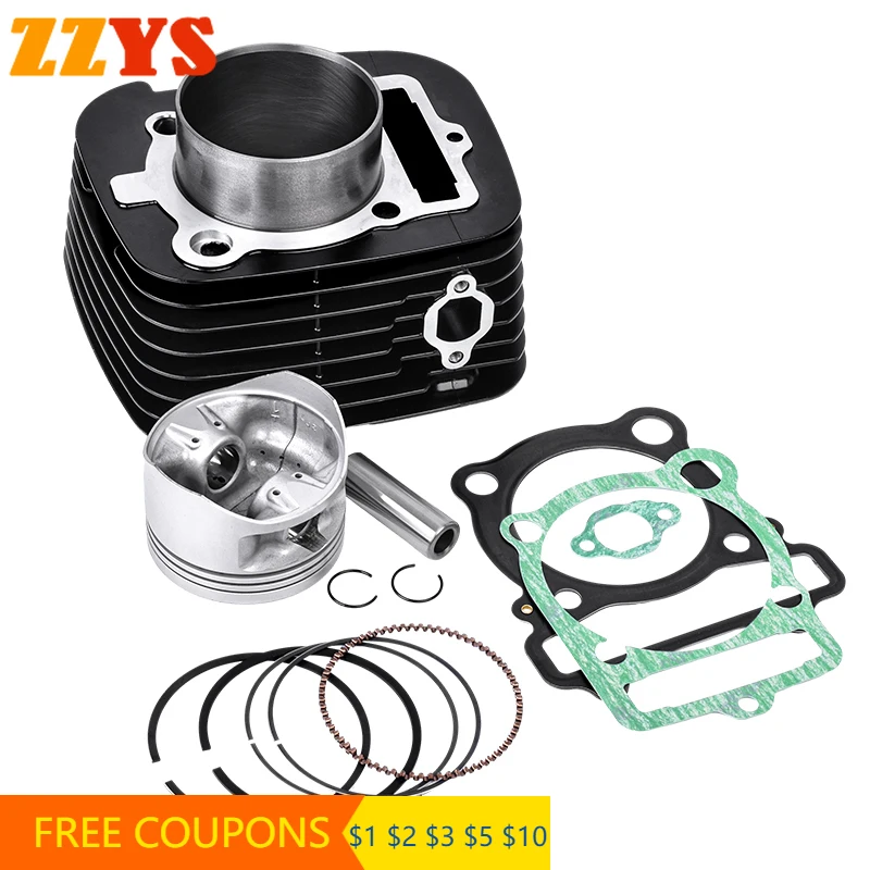 

400CC Motorcycle Cylinder Head Overhaul Mat Piston Rings Gasket Top End Kit For Yamaha ATV BIG BEAR 400 4WD HUNTER YFM40FBHZ 10