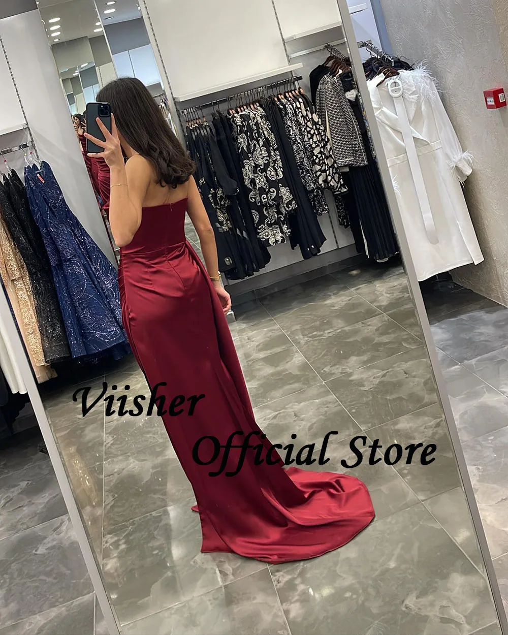 Рисунок 2 - Атласные вечерние платья Viisher