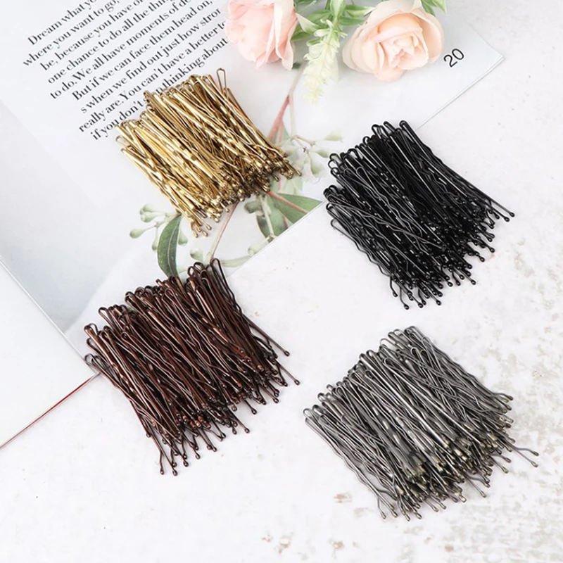 

50pcs Women Gold Hair Clip Hairpin Hairstyle Styling Tool Hairgrip U Shape Barrette Hair Clips for Women Hair Accessories