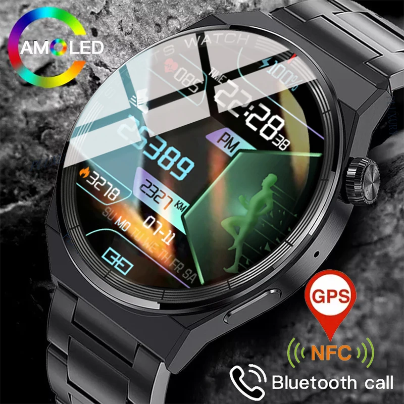 

2023 New Watch Ultra Smart Watch Men NFC Waterproof Sport Fitness Tracker Bluetooth Call Smartwatch Man For HUAWEI Android IOS