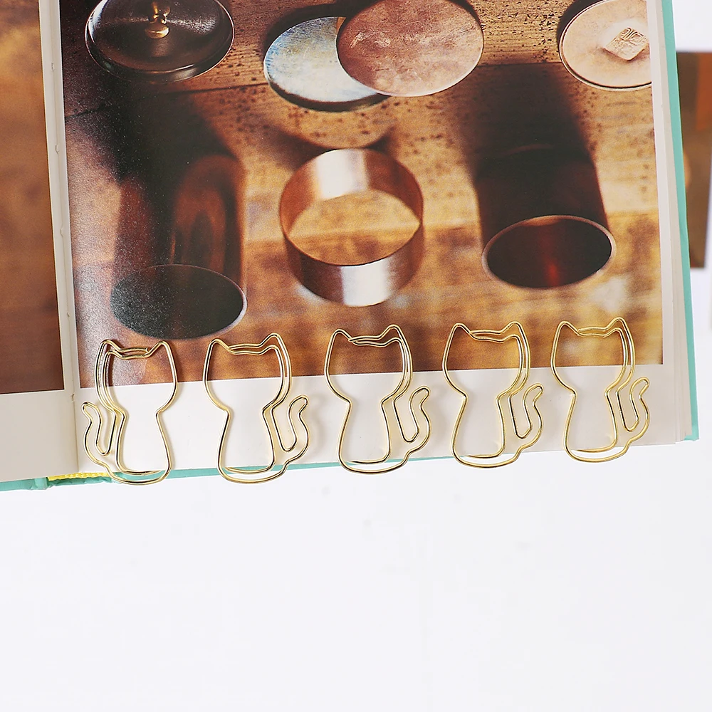 Рисунок 6 - креативные Золотые зажимы для бумаги